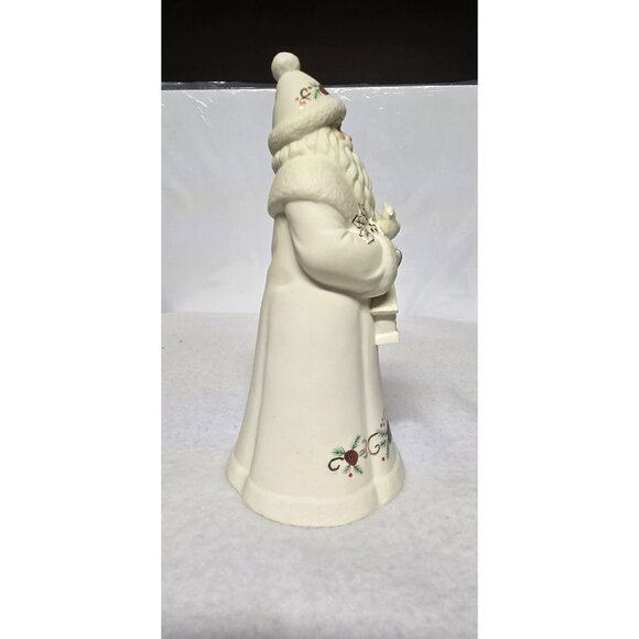 Santa Clause Holding a‎ Birdhouse Ceramic Music Box 10in - Picture 4 of 8